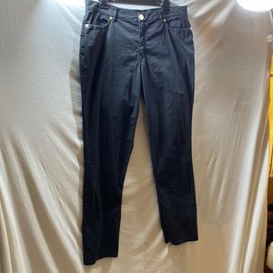 Escada Sport Italian black “Kate” cotton jeans